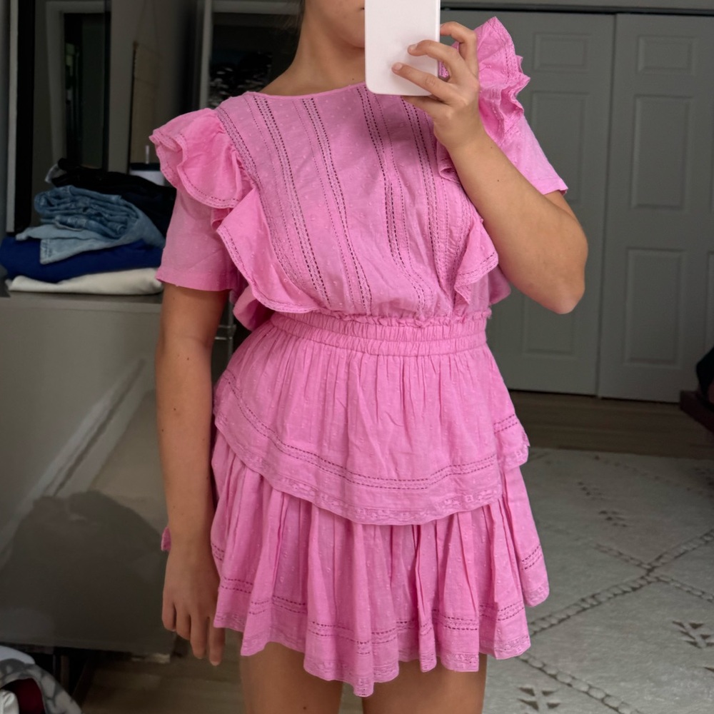 Pink Ruffled Dress